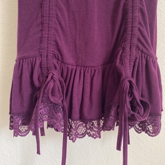 Nomads Hempwear Isis Dress Lace Ruched M - Picture 5 of 9